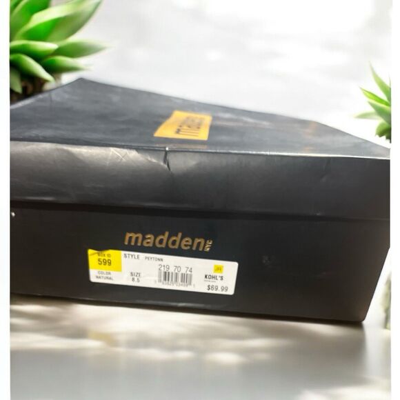 Steve Madden NYC Boots 8.5 Peytonn Tan Suede Faux Fur Ankle Winter Warm NEW - Picture 8 of 8